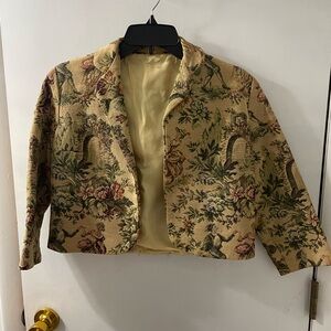 Floral Tapestry Women's Blazer
